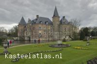 Zicht op het kasteel vanuit de oranjerie. Foto's zijn gemaakt i.v.m. afronding eerste fase van nieuwe parkaanleg. Fotocollectie Rijksdienst voor het Cultureel Erfgoed (518.307) kasteel Twickel. (Rijksdienst voor het Cultureel Erfgoed CC BY-SA 3.0)